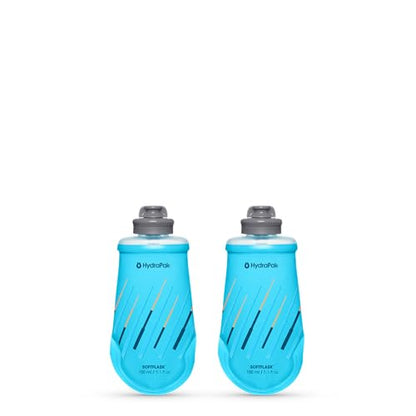 HydraPak SoftFlask Collapsible Nutrition Flask 2-Pack (150ml, Malibu) - color: Malibu, style: NEW 150ml 2-Pack