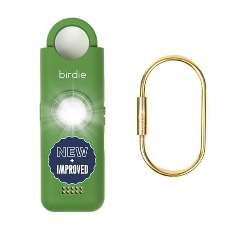 She’s Birdie 3.0 New Version – The Original Personal Safety Alarm for Women by Women–Loud Siren, Flash Light and Rechargeable Battery in a Variety of Colors (Forest) - color: Forest
