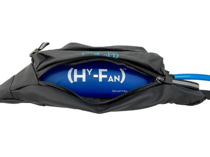 HY-FAN Handy On-The-Go Hydration Water-Repellent Malecon Premium Pack, Includes Magnetic Tube Holder and Extra-Wide Comfort Strap, 17 Fluid Ounce Capacity (1, Gray) - color: Gray