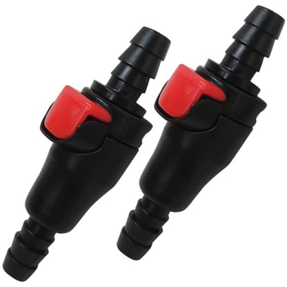 2-Pack Hydration System Quick Disconnect - for 1/4" Inner Dimension Drink Tube
