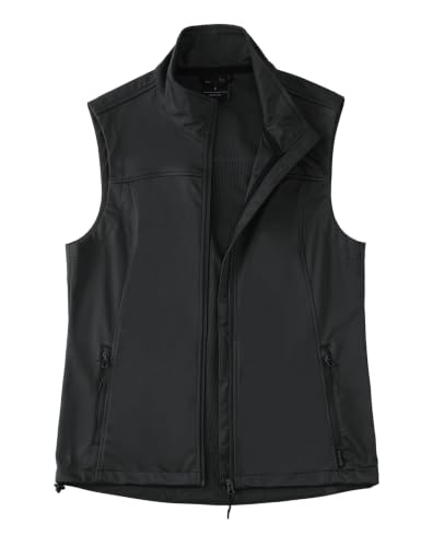 baleaf Women's Lightweight Running Vest Sleeveless Softshell Jacket - color: Black, size: X-Small