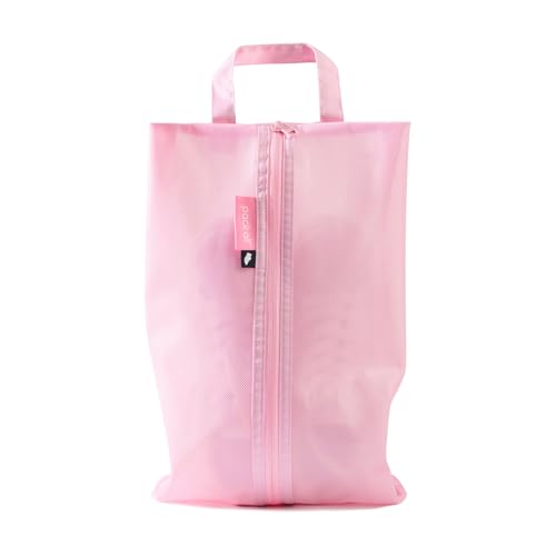 pack all Shoe Bag for Travel, Water-Resistant Shoe Pouch for Sports - color: Pink, style: 1 Pack