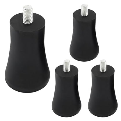 Rubber Furniture Legs Riser, 2.5"/63mm, 4Pcs - size: M8 ×15