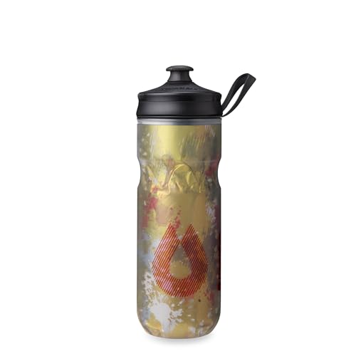 HydraPak Polar Sport Insulated Water Bottle (20oz, Splash Gold) - color: Splash Gold, style: 20oz/600ml