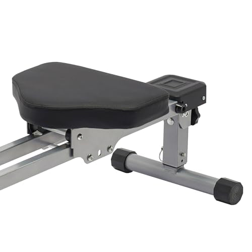Rowing Machine, Hydraulic Rower Machine for Home, Foldable Rowing Exercise Equipment with LED Meter, 12 Levels of Resistance, Height Adjustable, 264.55 lbs Weight Capacity for Home Gym Use