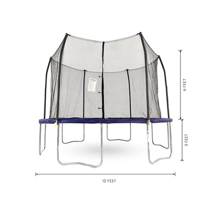 Skywalker Trampolines 12-Feet Round Trampoline and Enclosure with Spring Pad