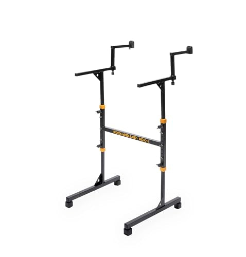Rock N Roller RCK-1 Compact Keystand 2-Tier Keyboard Stand: Instantly Packs In A Bag!