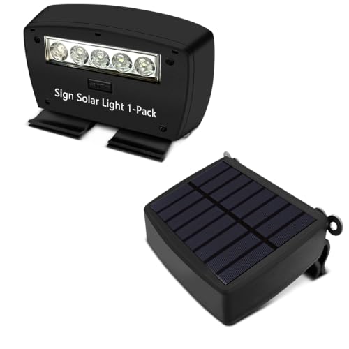 OOSSXX Solar Powerd Deck LED Solar Light Clip-On Yard Security, 1Pack - size: Set of 1