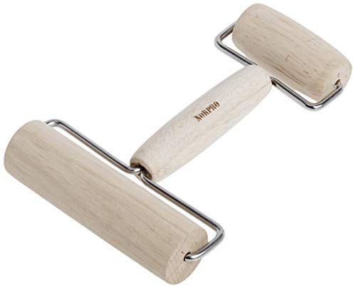 Norpro Wood Pastry/Pizza Roller 4in/10cm - size: 4 inches