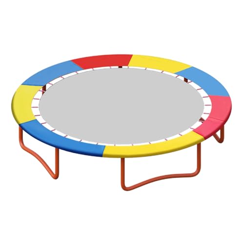 Trampoline Safety Pad,10FT Universal Replacement Trampoline Spring Cover,Edge Cover Springs Protection Pad, Round Trampoline Frame Accessories for Parks,Outdoor Amusement Parks - color: Colorful, size: 10FT