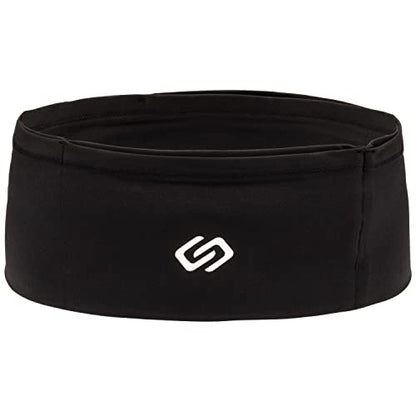 Sporteer VersaMax Running Belt, Anti-Theft Travel Money Band, Black, M - color: Black, size: Medium