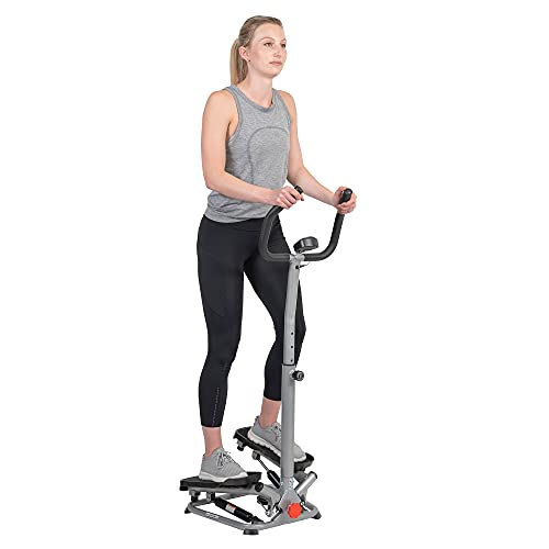 Sunny Health & Fitness Climbing Stair Stepper for Home Gym - color: Silver
