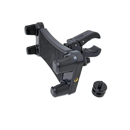 Universal Clamp-On Tablet Holder Phone Mount for Surveying Pole Rod Tripod
