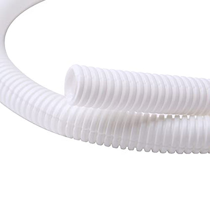 Alex Tech 25ft - 1/4 inch Split Wire Loom Tubing - White - color: White, size: 1/4"-25ft