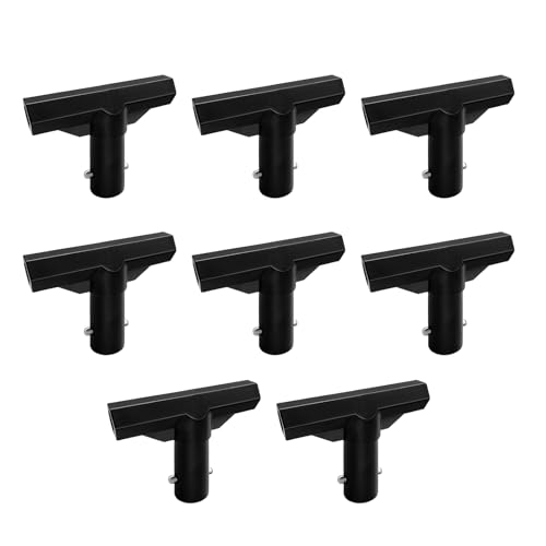 Trampoline Plastic T Connectors, 8 Pack, for Top Ring System