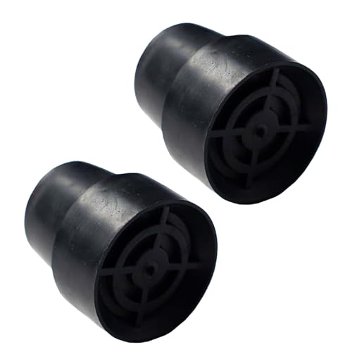 Replacement Mini Trampoline Leg Cap Tips,Black,Only Fit in 1in Diameter Mini Trampoline Legs