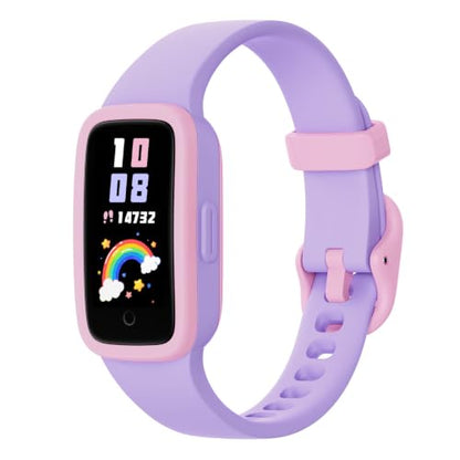 Vigor 3 Kids Watch Fitness Tracker, AMOLED Screen for Boys Girls Age 5-15 - color: Lilac