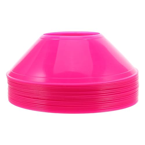 Toyvian Soccer Training Cones 20 Pack Football Training Cones for Soccer Drills Cones for Basketball Skating Agility Markers Stackable Indoor Outdoor Field Marking Discs