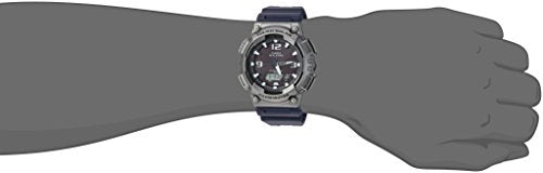 Casio AQS800W Series | Analog Digital Watch | 100M WR | Solar Powered | 1/100 SEC Stop Watch | 6-Language Day of The Week Indicator | Countdown Timer | LED Light | Multi Alarm - color: Blue, style: AQ-S810W-1A4VCF