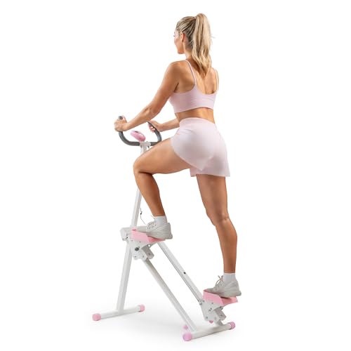 Sunny Health & Fitness Climbing Stair Stepper for Home Gym - color: Pink