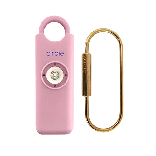 She’s Birdie–The Original Personal Safety Alarm for Women by Women–Loud Siren, Strobe Light and Key Chain in a Variety of Colors (Blossom) - color: Blossom