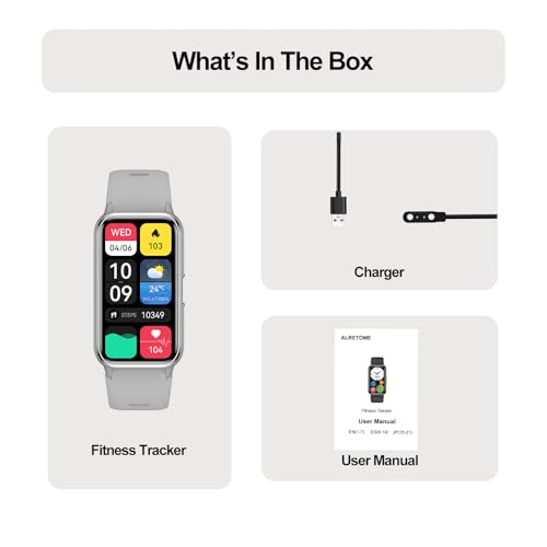 Fitness Tracker (Answer/Make Calls), Smart Watch for Women Men, with 1.47″ AMOLED Always-On Display, 24/7 Heart Rate, Sleep Tracking, 110+ Sport Modes, Waterproof, Compatible for Android Phone - color: Silver