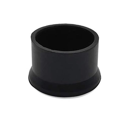 Flyshop Furniture Chair Leg Caps Round Black 4PCS 50mm 2" - style: Inner Diameter-50mm