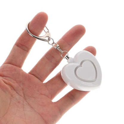 minkissy Heart Personal Alarm Keychain with LED Light