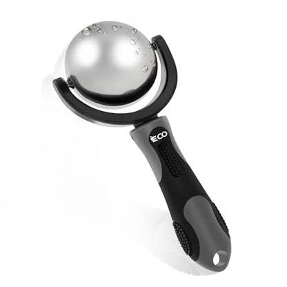 iECO Massage Ice Roller Ball Cold & Heat Therapy Plantar Fasciitis Roller - color: Gray+black