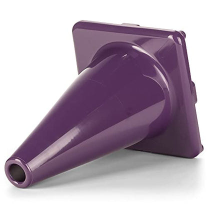 Champion Sports High Visibility Flexible Vinyl Cones for Sports Training, Agility Drills, Field & Gym Marking Sets - color: Purple, style: 12 Inch Cone (Single)