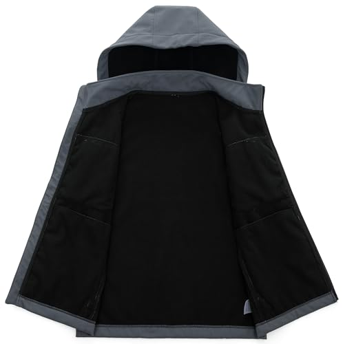 GGleaf Men's Softshell Vest Windproof Lightweight Golf - color: Grey, size: Large
