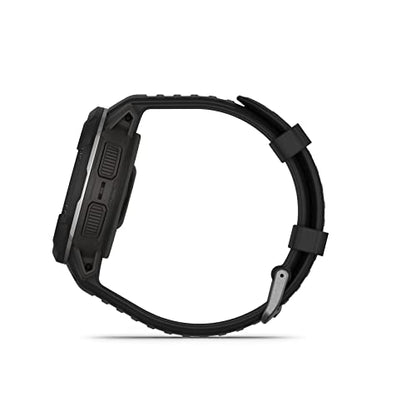 Garmin Instinct Crossover, Rugged Hybrid Multisport GPS Smartwatch, Black | Heart Rate Monitor, Analog Hands and Digital Display, Up to 28 Day Battery Life with Signature Series Gift Bundle - color: Standard - Black, style: Signature Gift Bundle