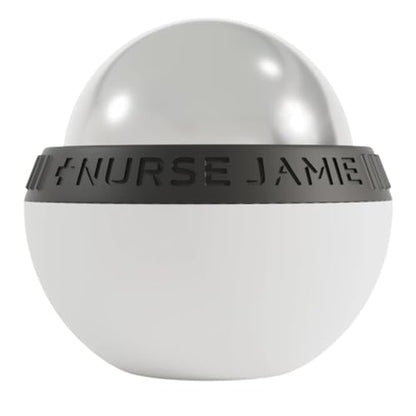 Nurse Jamie Super-Cryo Massaging Orb – Stainless Steel Roller for Face & Body – Long-Lasting Cooling & Warming Therapy for Circulation, Recovery & Tension Relief - color: Silver (Large)