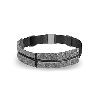 Slim Running Belt Fanny Pack for Men Women, Phone Holder Workout Waist Pack - color: dark grey