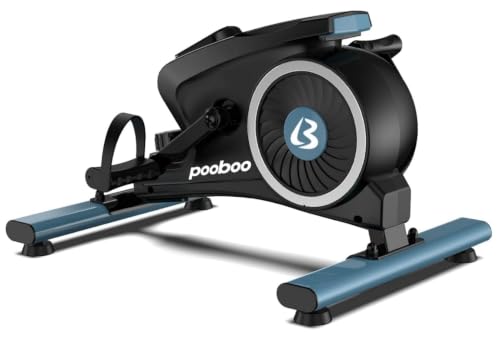 pooboo Under Desk Bike Pedal Exerciser with Magnetic Resistance - color: Green Black