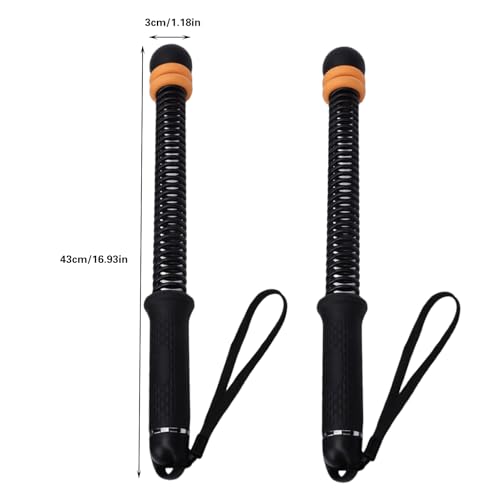 1Pair Weighted Ropeless Battle Ropes - Heavy Duty Cordless Battle Rope with Adjustable Load Ring, Portable Arm Exerciser Rope for Home Gym, HIIT, Strength, Training for Men & Women
