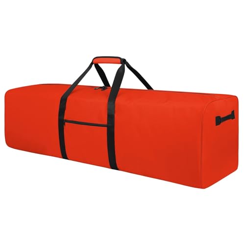 Urbanstand 52 inch Foldable Duffel Lock Zipper Travel Camp, Orange - color: Orange, size: 52 Inch