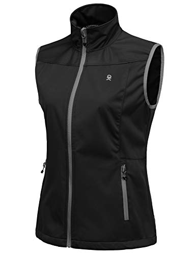 Little Donkey Andy Women's Lightweight Softshell Vest - color: Black, size: Medium
