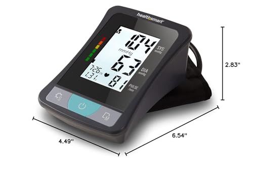 HealthSmart Digital Select Arm Blood Pressure Monitor with Automatic Upper Arm Cuff that Displays Blood Pressure, Pulse Rate and Irregular Heartbeat, Stores up to 120 Readings for 2 Users - size: Select, style: Arm
