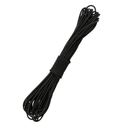 3/32 Inch Black Bungee Cord (2mm), 40 Feet Heavy Duty Elastic Shock Cord Nylon Stretch String Bungee Rope for DIY Crafting Sewing, Luggage, Camping, Tie Downs (Black, 3/32 inch x 40 ft) - size: 3/32 inch x 40 ft