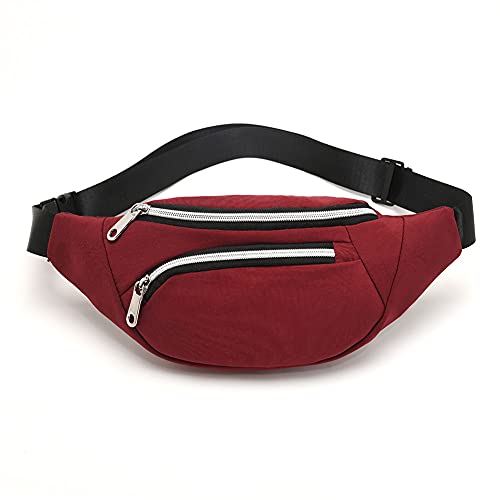 Waist Pack Bag for Men&Women - Fanny Pack for Workout Traveling Running. - color: (301)Red