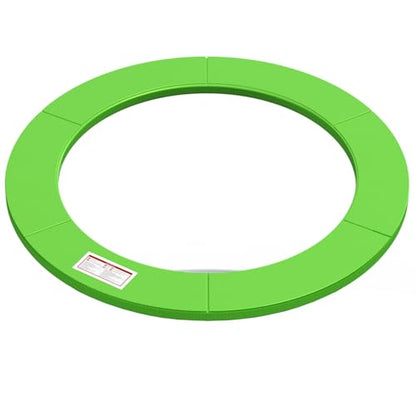LANGXUN Universal Trampoline Repalcement Safety Pad, 8ft 10ft 12ft 14ft 15ft 16ft Waterproof Surround Spring Foam Cover for Round Frame - color: Green, size: 10ft