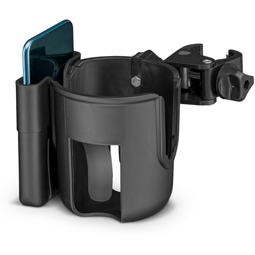 Walker Cup and Phone Holder, Compatible with Rollator and Folding Walkers