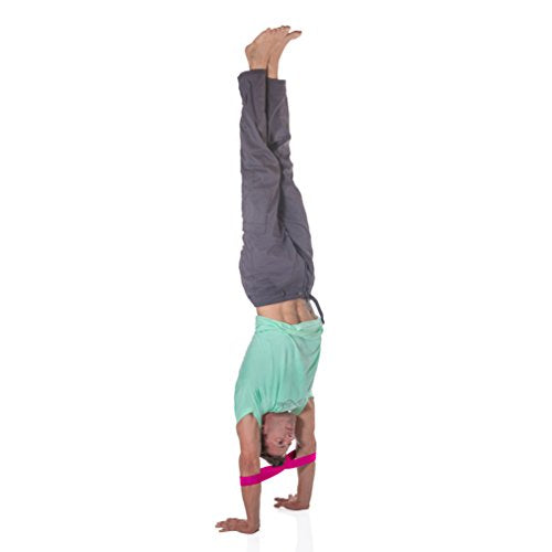 Infinity Yoga Strap for Stretching - Stretch - color: Sunburst, size: Medium 16"-19"