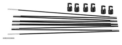Upper Bounce Trampoline Poles Replacement, Fiberglass Rods, Top Ring Net Enclosure Support, Durable Accessories and Parts - size: 13 ft