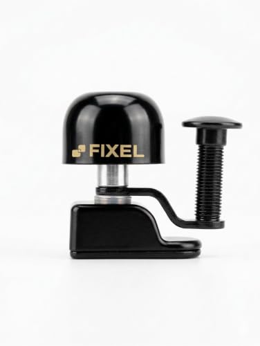 Fixel Clip-On Running Bell for Runners, Hands-Free Wearable Trail Bell for Hydration Vest or Wrist Strap, Loud Clear Ding, Ultralight Copper & Aluminum
