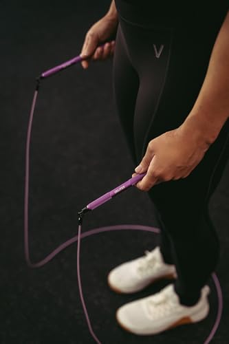 Velites Cyclone Jump Rope for CrossFit and Training - color: Purple