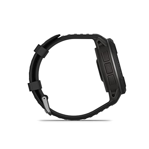 Garmin Instinct Crossover, Rugged Hybrid Multisport GPS Smartwatch, Black | Heart Rate Monitor, Analog Hands and Digital Display, Up to 28 Day Battery Life with Signature Series Gift Bundle - color: Standard - Black, style: Signature Gift Bundle