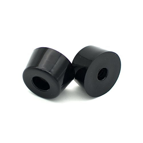 Round Rubber Feet, D25x20xH13mm, Stainless Steel Washer Built-in, 10 Pack - size: D25 x 20 x H13 mm