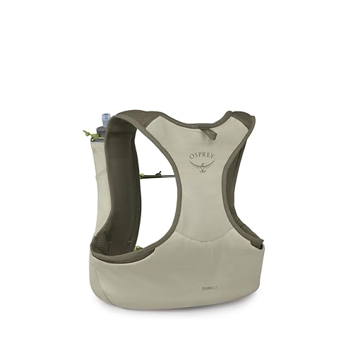 Osprey Duro LT Men's Running Hydration Vest with Hydraulics Soft Flasks - color: Sandy Grey, size: Small
